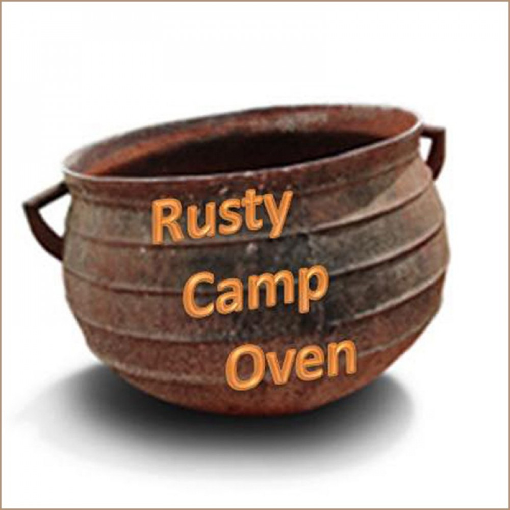 The Rusty Camp Oven Logo